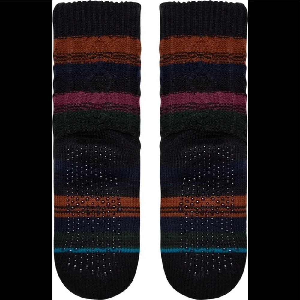 🎉🎉HOST PICK🎉🎉Stance Toasted Stripe Cable Knit Slipper Socks